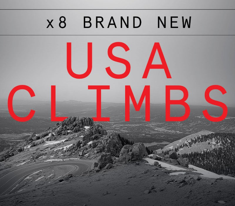 Explore America with eight new climbs, now available on the Wattbike Hub